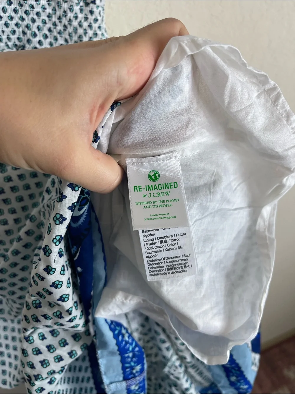 J. Crew fully lined